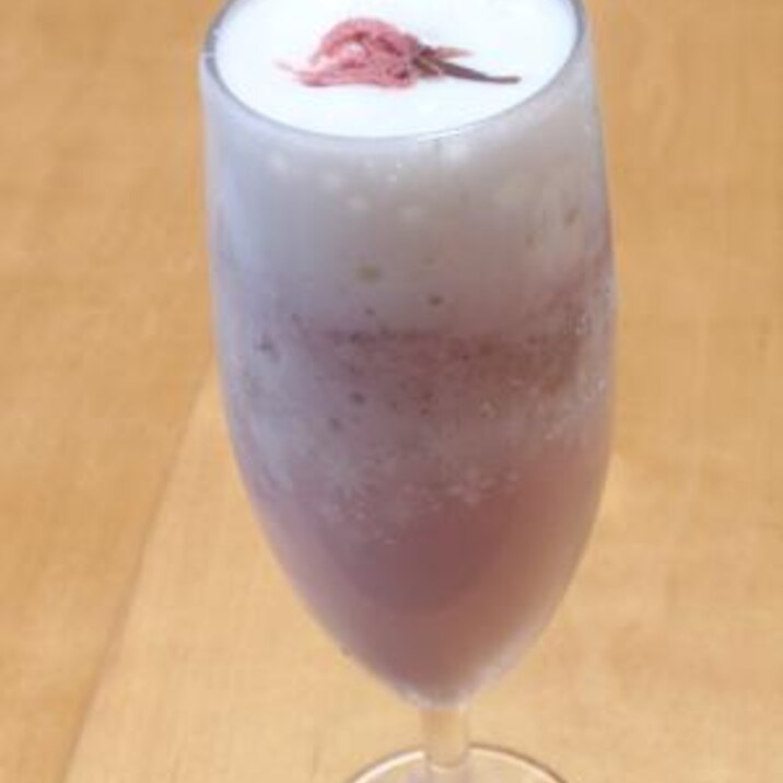 ス○バ風!?飲む桜餅☆さくらフラペチーノ